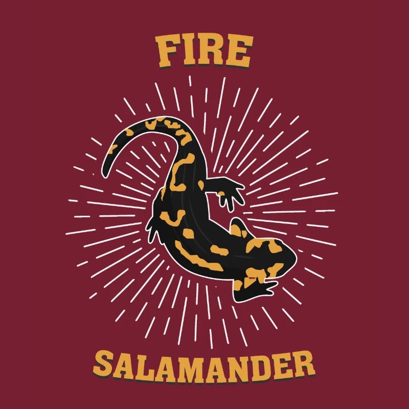 Fire Salamander Salamander Lizard Lizard Gift