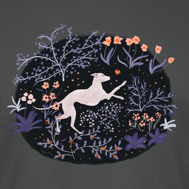 Windhund im Traumwald