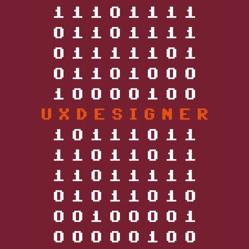 UX Designer Nerd Matrix Bit Bytes Geschenk