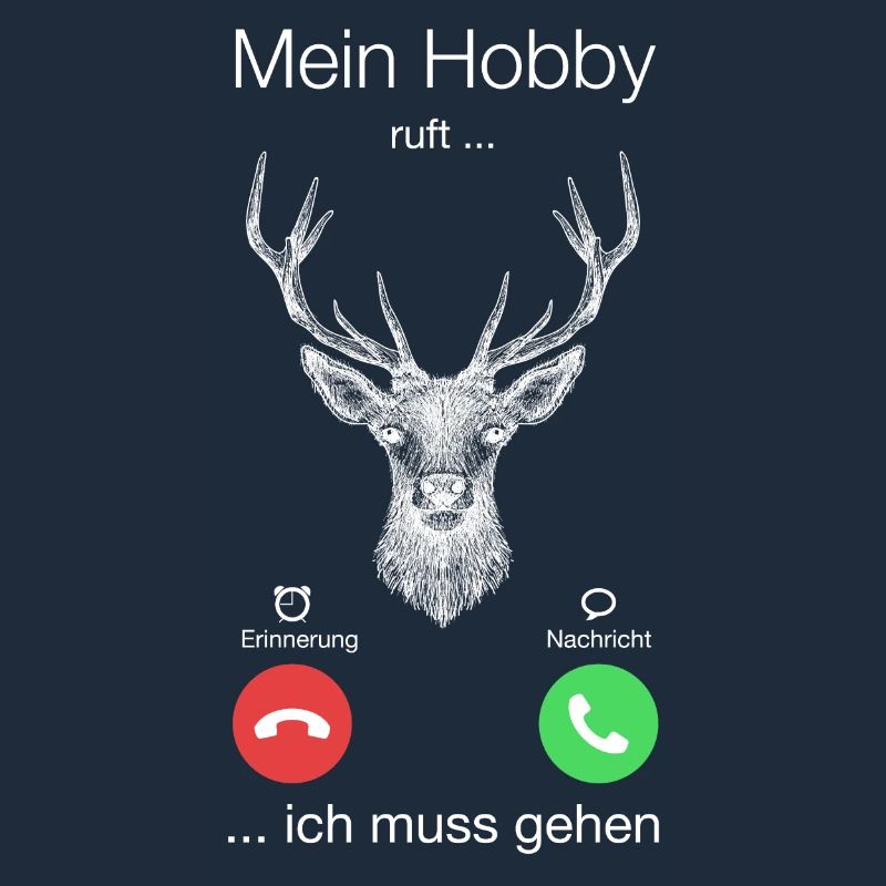 Geschenk Anruf Jagd Hirsch ruft