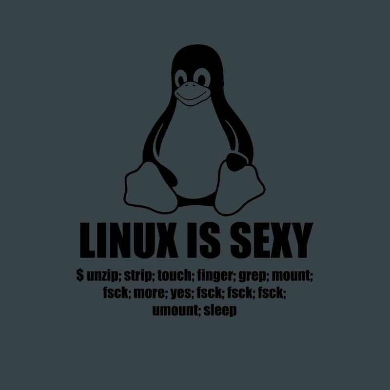 Linux Root SUDO Unix Shell Sexy cadeau drôle
