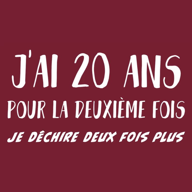 20 ans pour la 2ème fois je déchire 2 fois plus