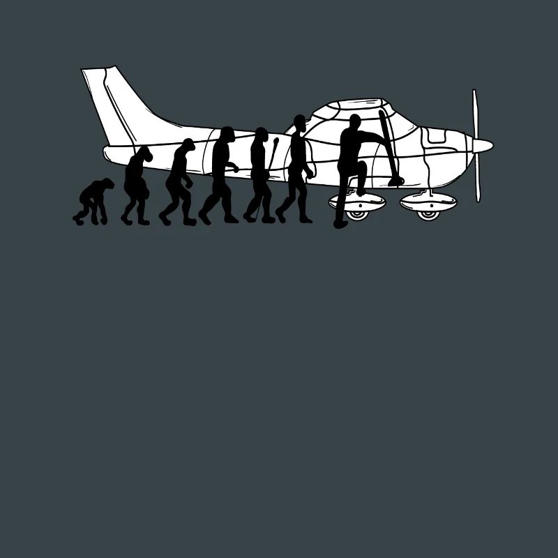 Evolution pilot pilot flying airplane