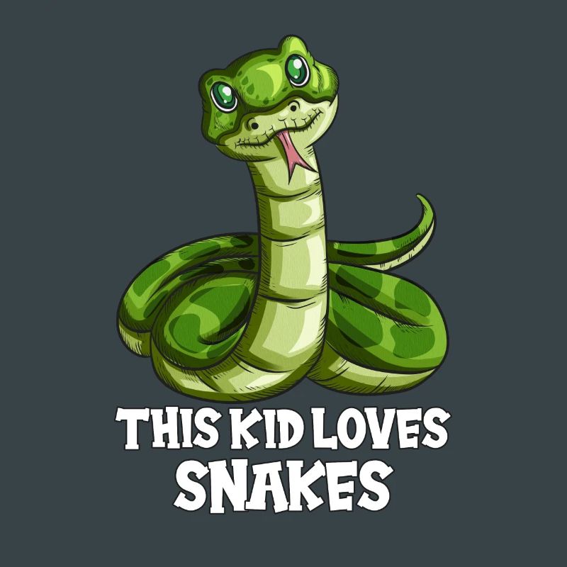 Enfant Serpent Tenue Serpent Serpent Natter Python