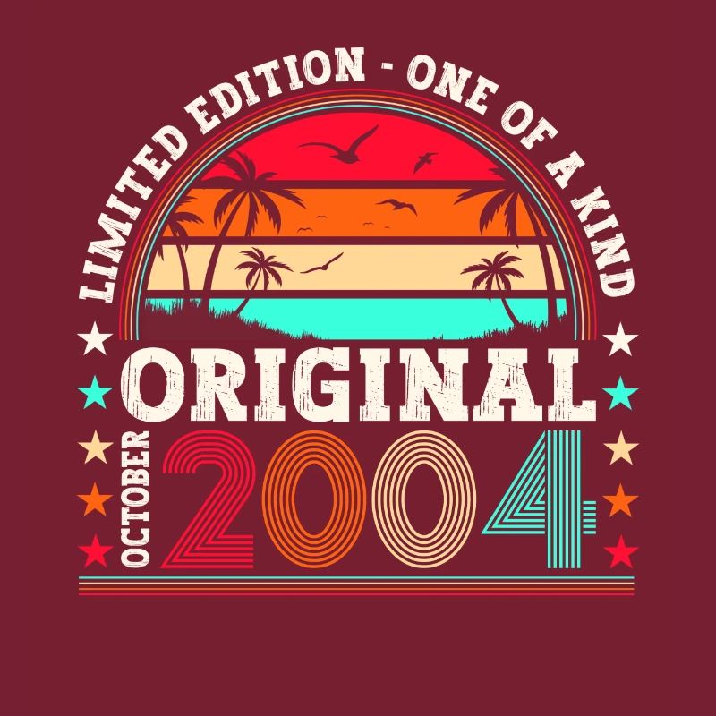 Original Octobre 2004 18th Birthday Gift Cool