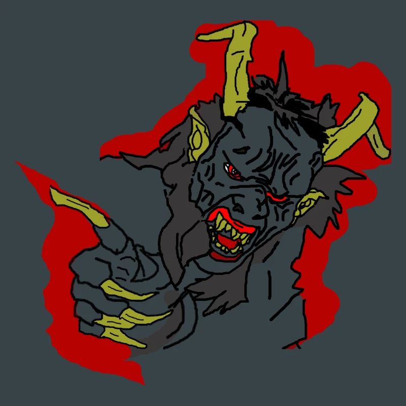 Devil Krampus Halloween Perchte
