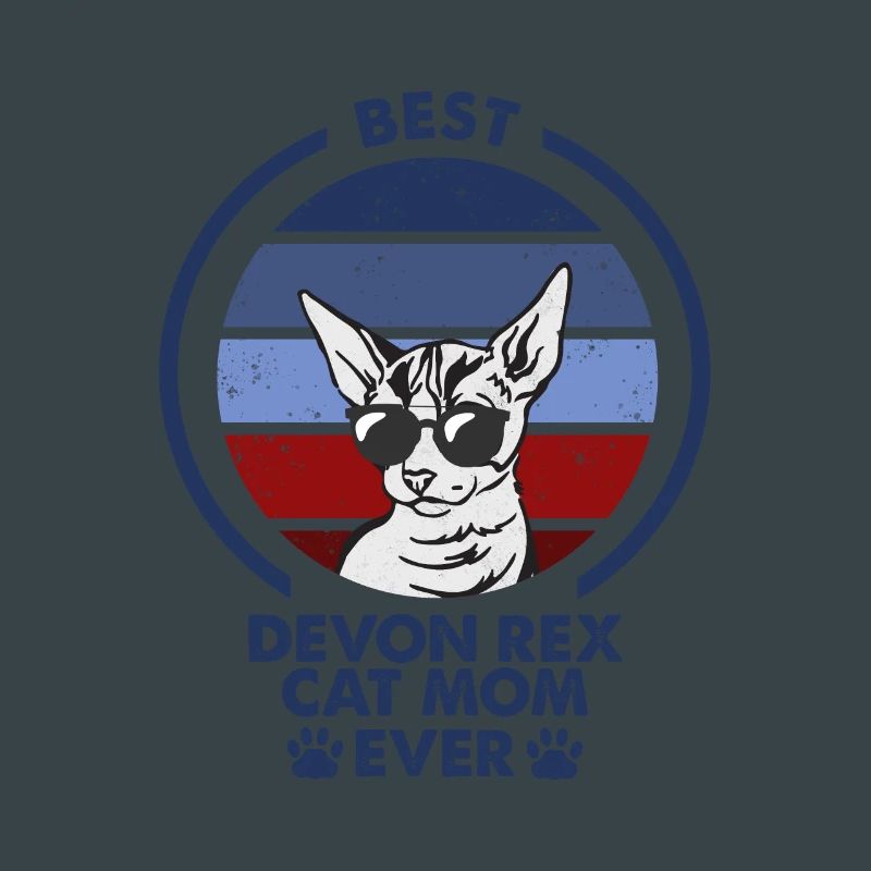 Maman chat - Devon Rex Chat