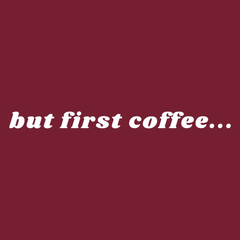 Aber der erste Kaffee - Koffein