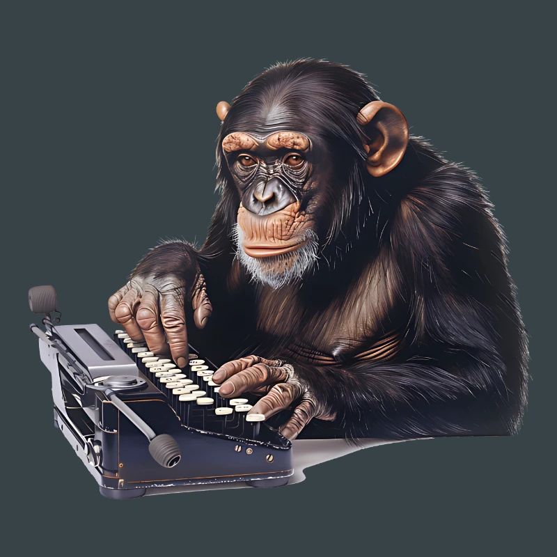Das Infinite-Monkey-Theorem, ein Gedankenabenteuer