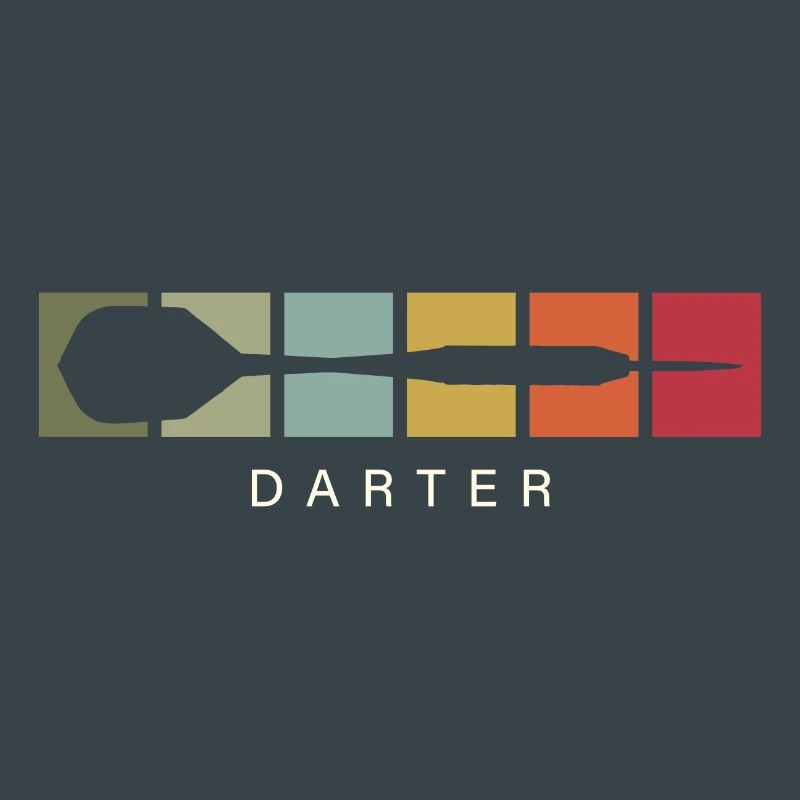 vintage Darter Darts Saying
