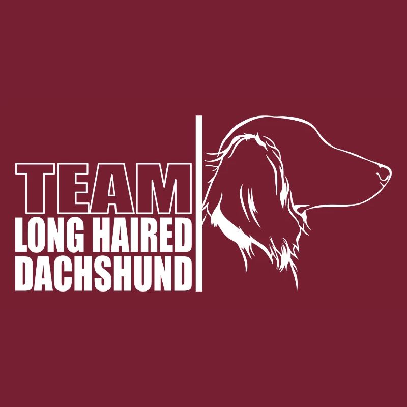 TEAM Long Haired Dachshund Hunde Dackel Wilsigns