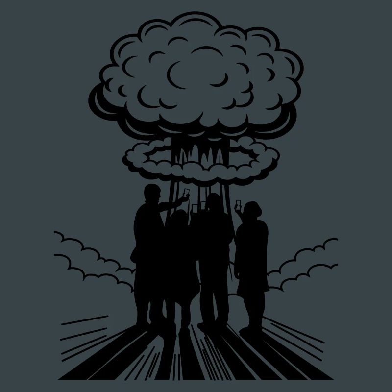 | changeable de couleur Bombe atomique Selfie Explosion nucléaire