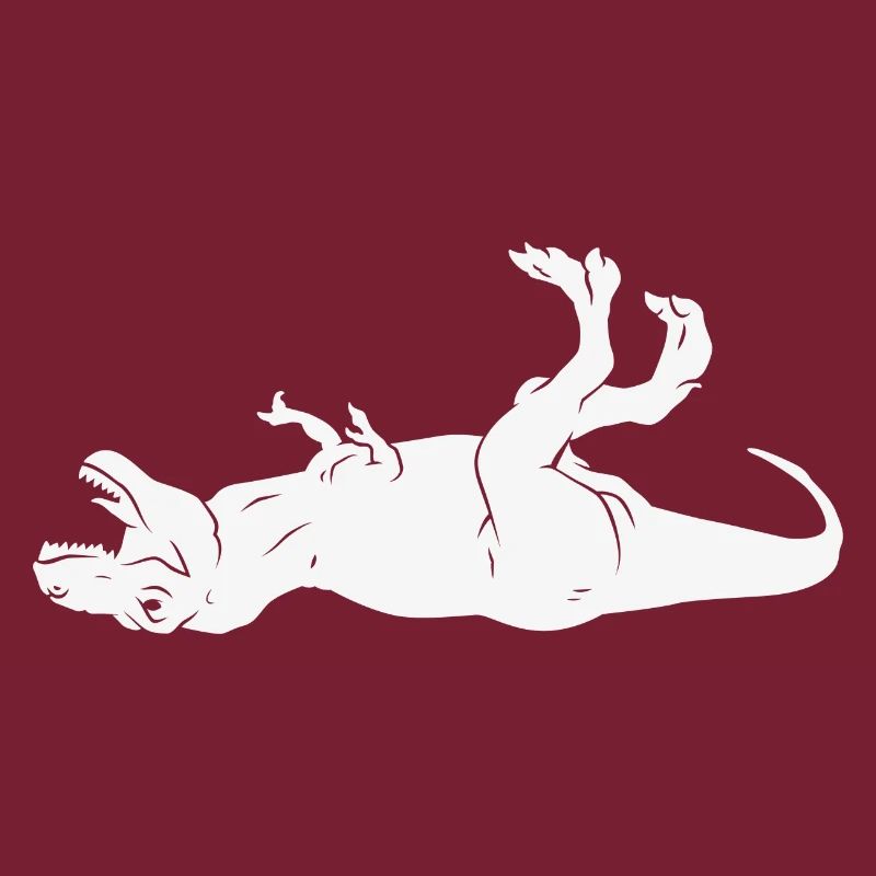 Dino sur le dos