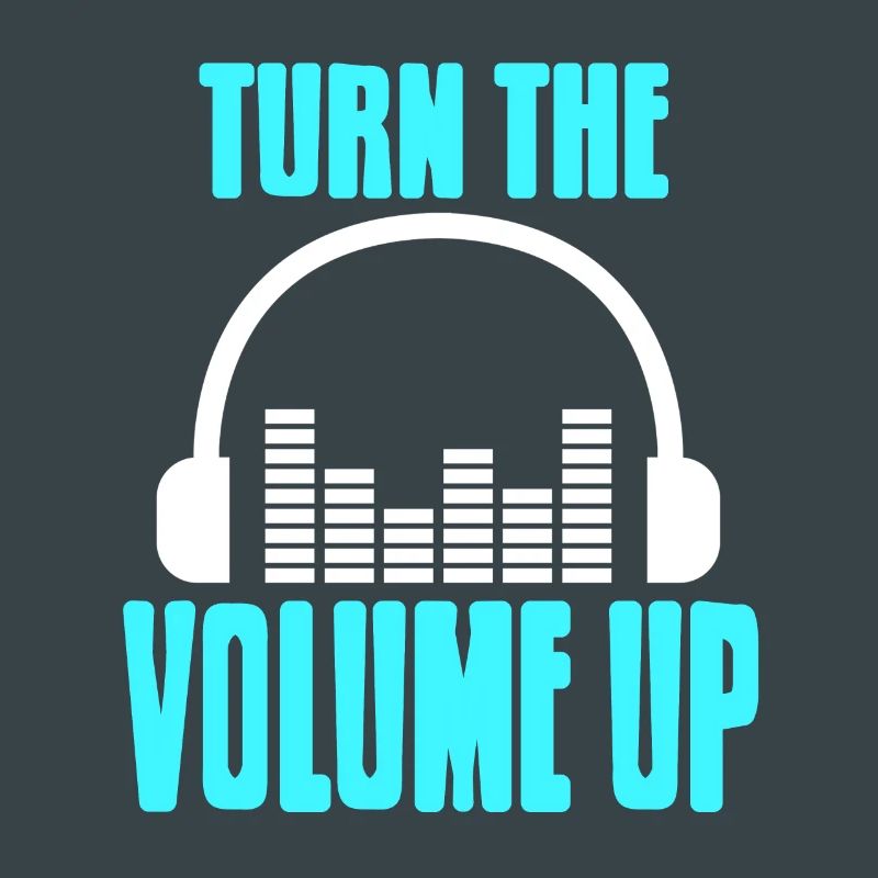 Augmentez le volume Cool Retro DJ Techno Lover