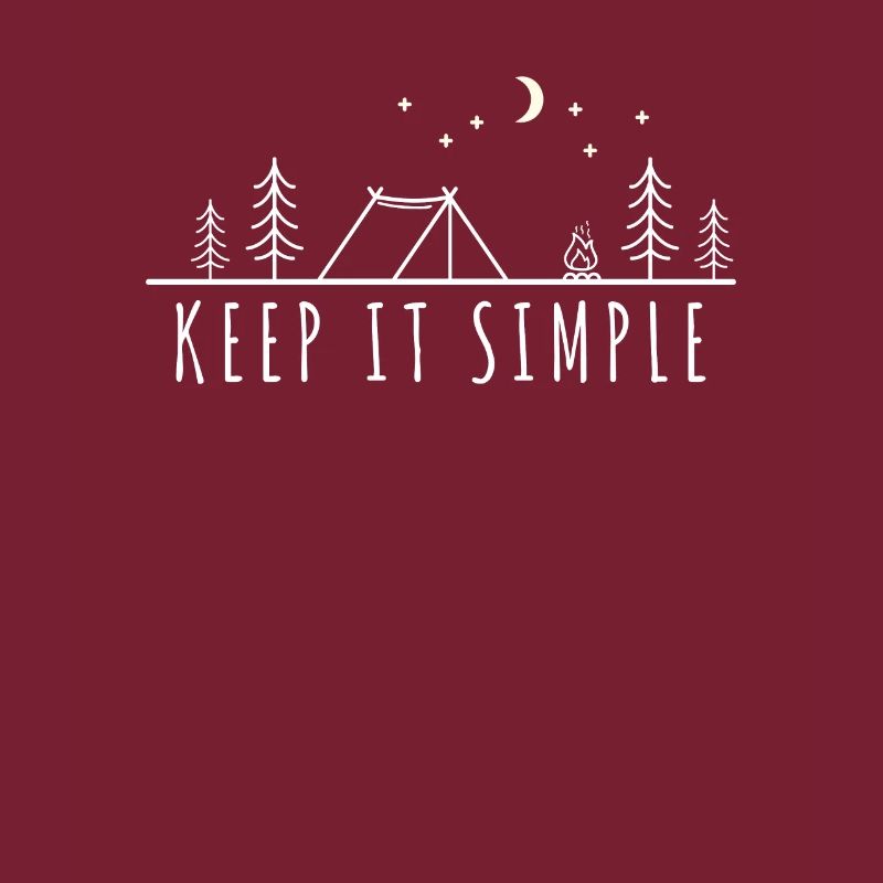Keep It Simple - Camping Campfire