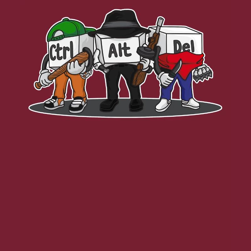 Ctrl Alt Del Computer Admin Nerd Geek Computer Scientist