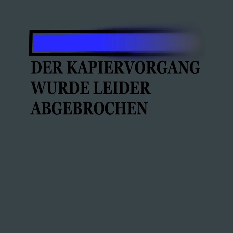 kapiervorgang schwarz