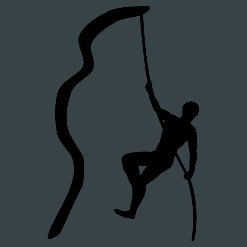Klettern, Kletterer 2, mann
