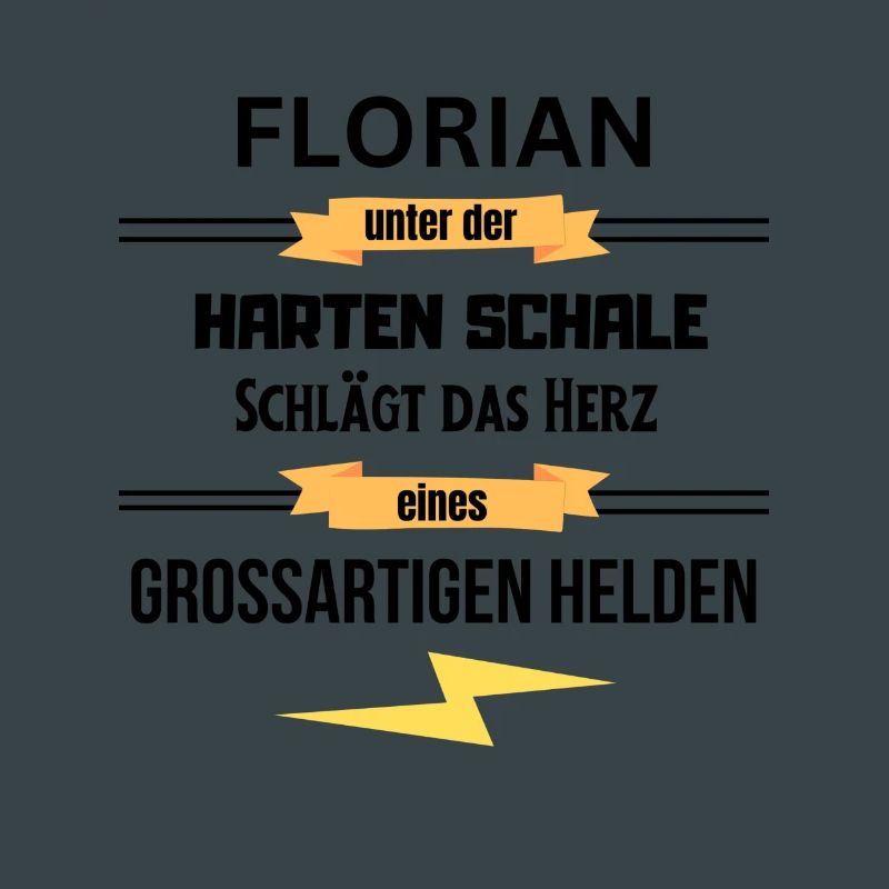 Florian unter harte Schale eines Großartigen Helde