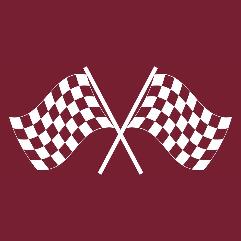 Drapeau à damier Renwagen Racing Cadeau Drapeau de course