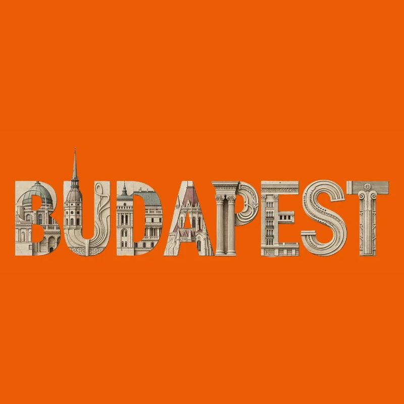 BUDAPEST – Conception typographique architecturale