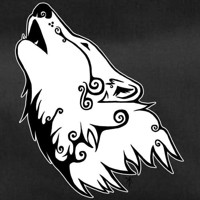 Le Loup de Neved (version contour blanc)