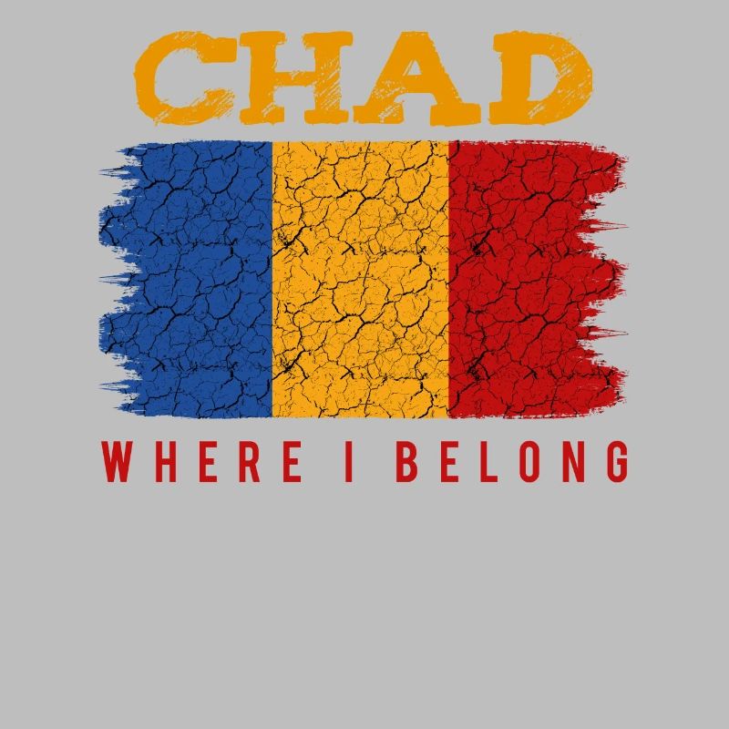 Tschad Where I Belong Statement Spruch Geschenk