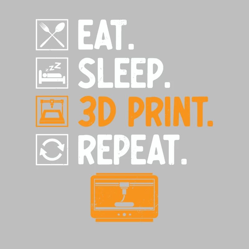 Alimentation Sommeil Impression 3D Buse Répéter Impression 3D