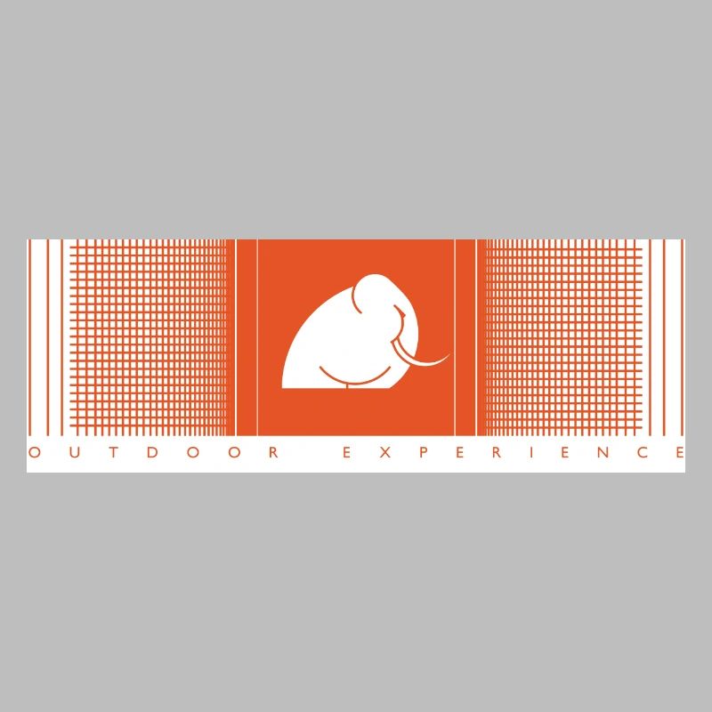 Mamood gradient check pattern orange