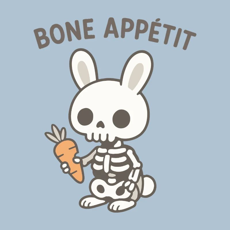 Bone Appetit Skeleton Bunny