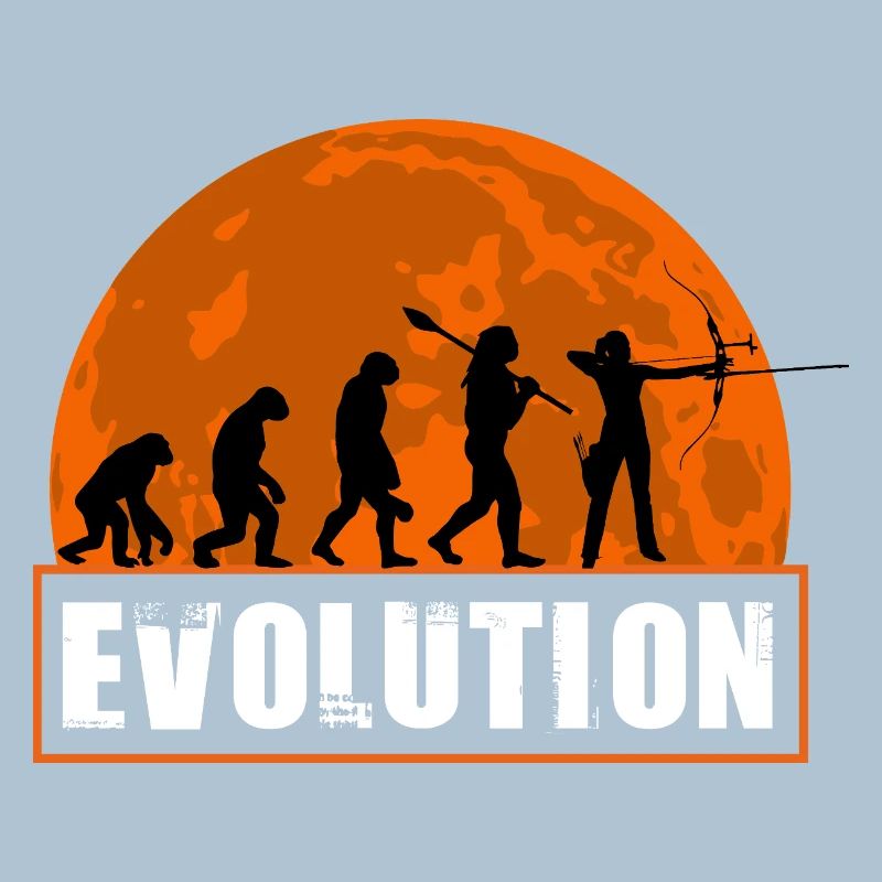 Archy Evolution Hunter Silhouette Rétro Vintage