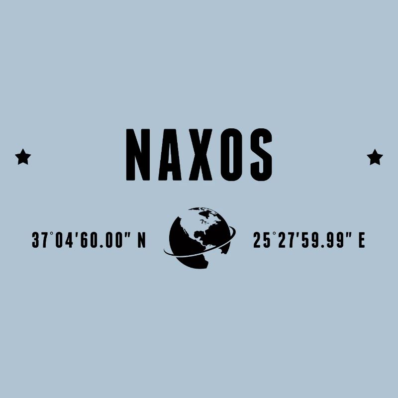 Naxos Stylized Geographical Coordinates