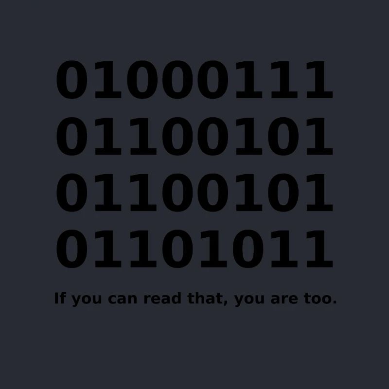 Binary / Binär Code Binärcode Funny T-Shirt