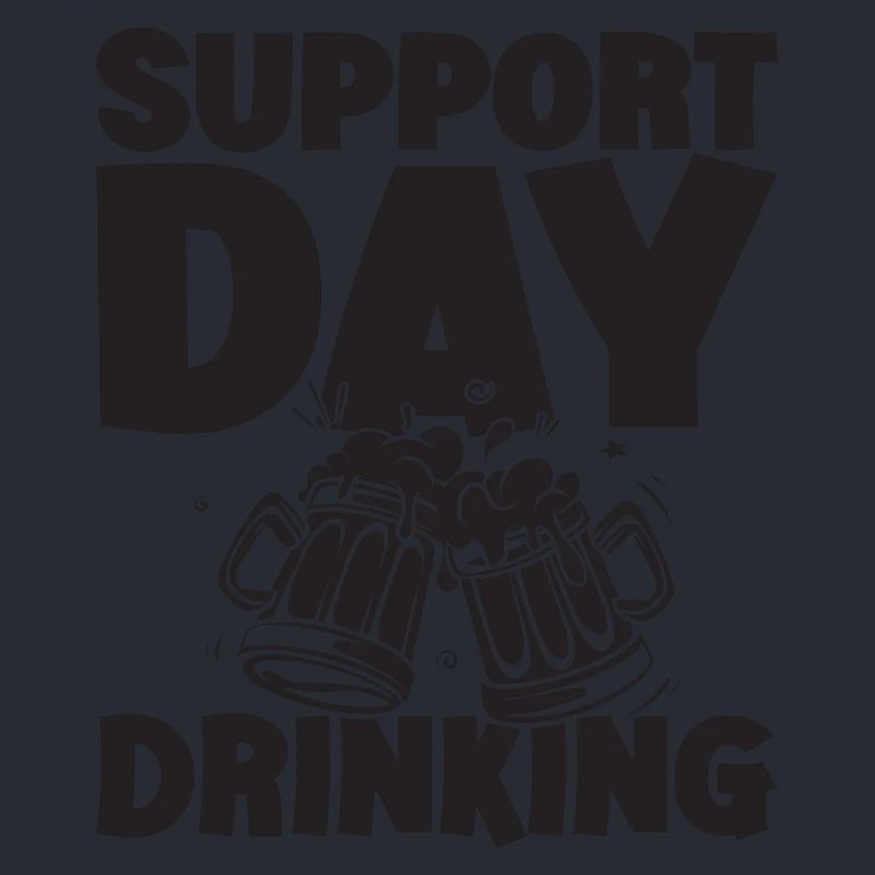Support Day Drinking Squad Party and Drinking Beer