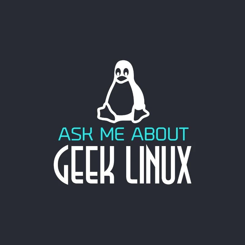 Geek Linux Penguin Computer Nerd IT PC