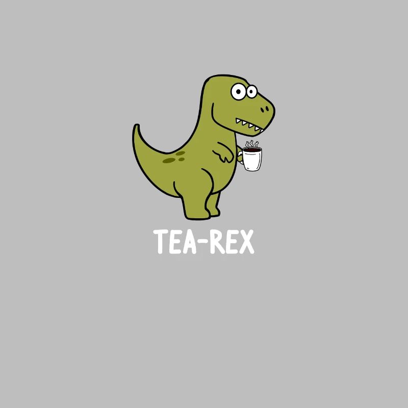 Les différents côtés d’un dinosaure Tea-Rex