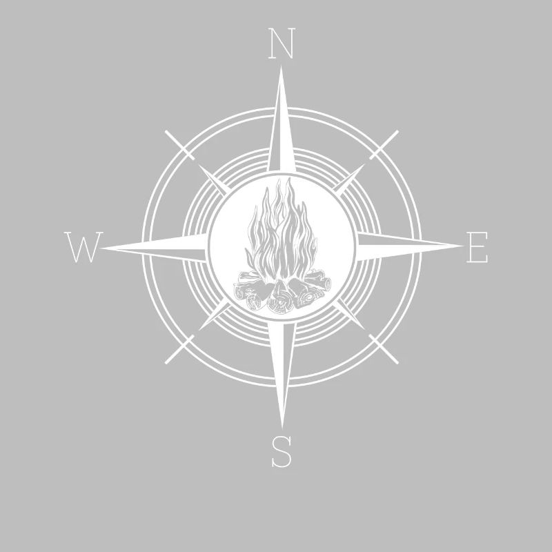 Campfire Fire Pit Compass