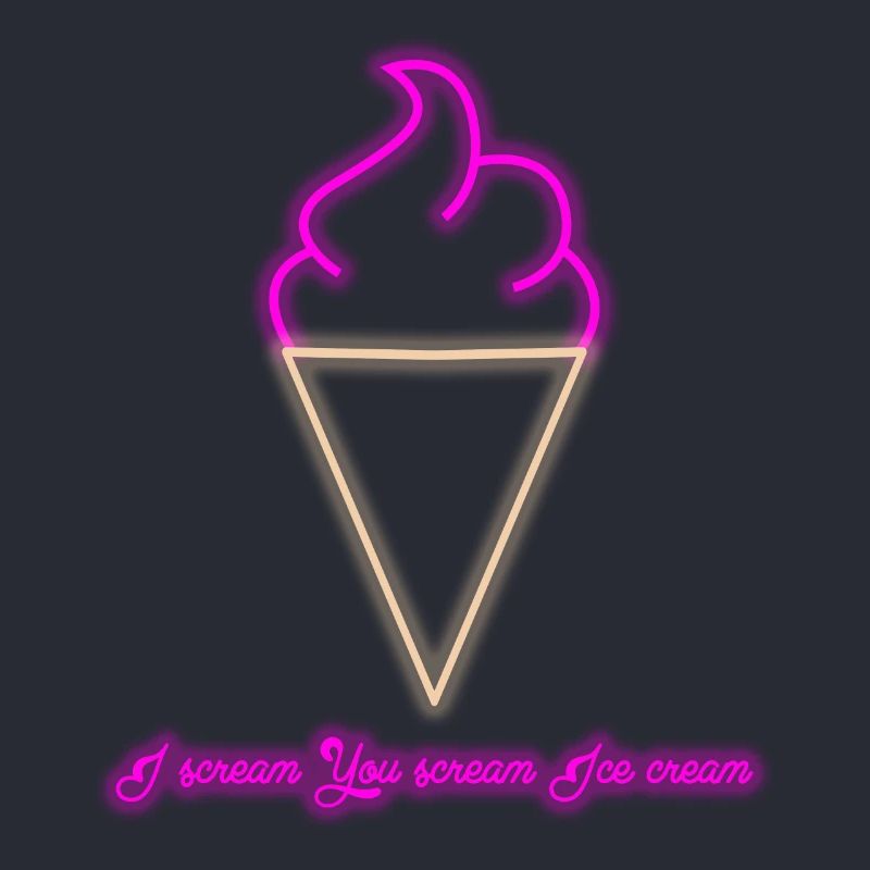 Eis Eiscreme Spruch Eisbecher