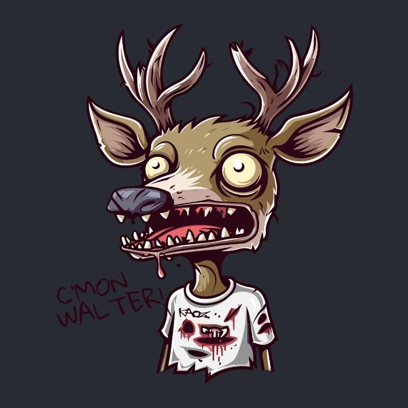 A completely broken reindeer asks Walter for more