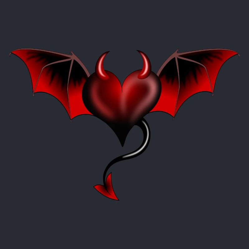 Heart Devil Satan Lucifer Evil