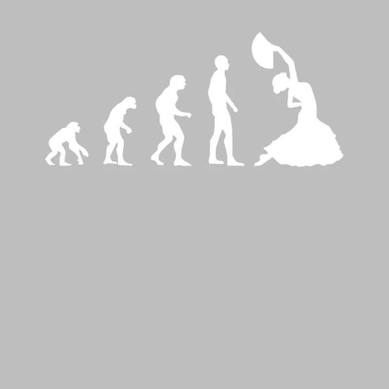 Flamenco Evolution / Danse flamenco / Robe / blanc