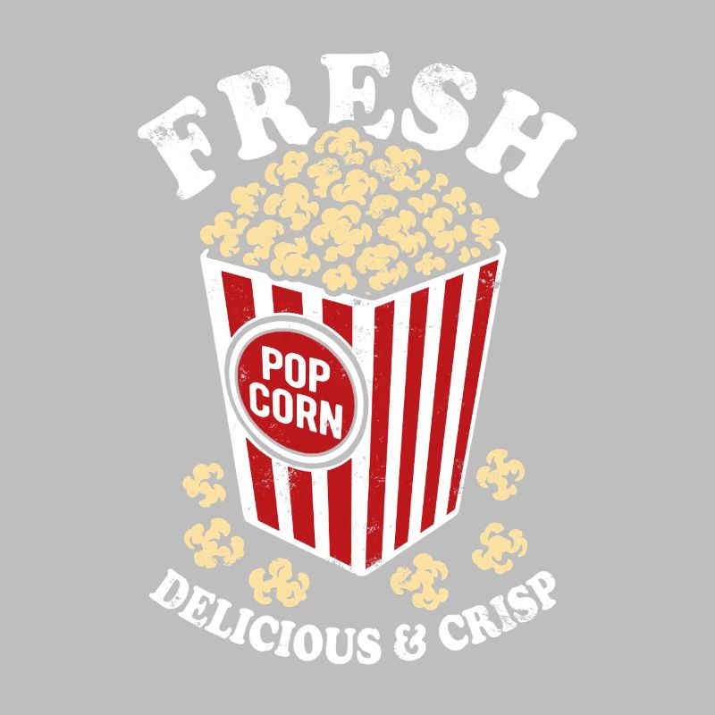 Frisches Popcorn - knusprig, lecker - Geschenk