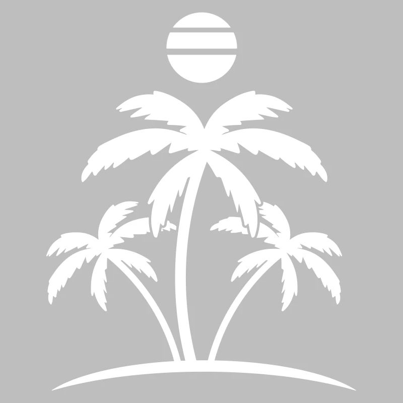 beach palm trees