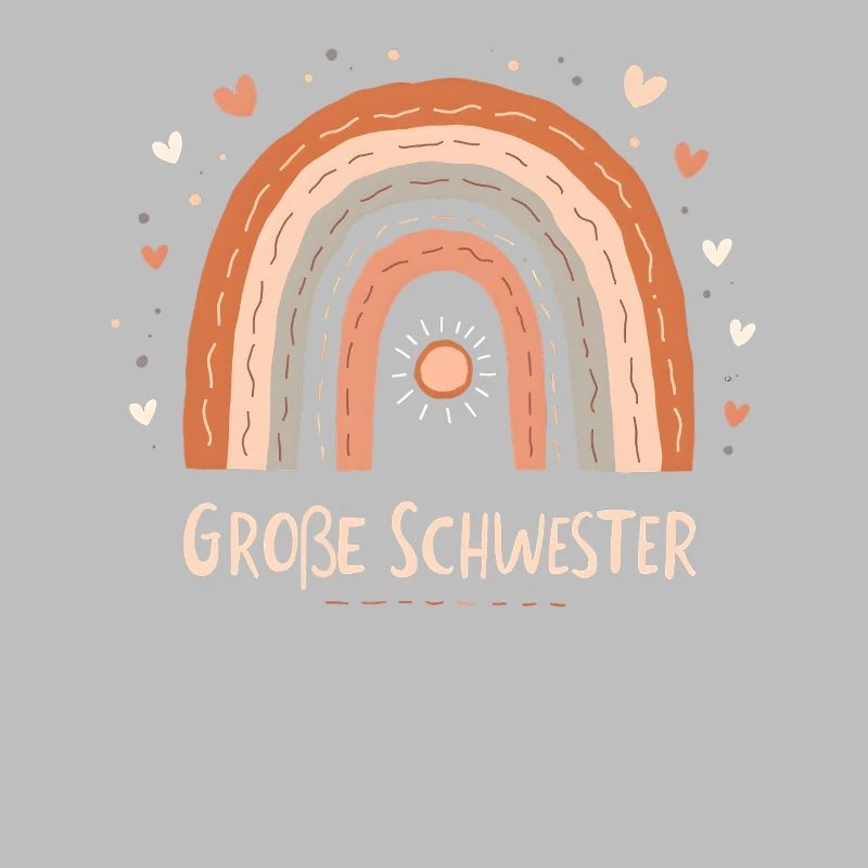 Große Schwester Regenbogen Boho