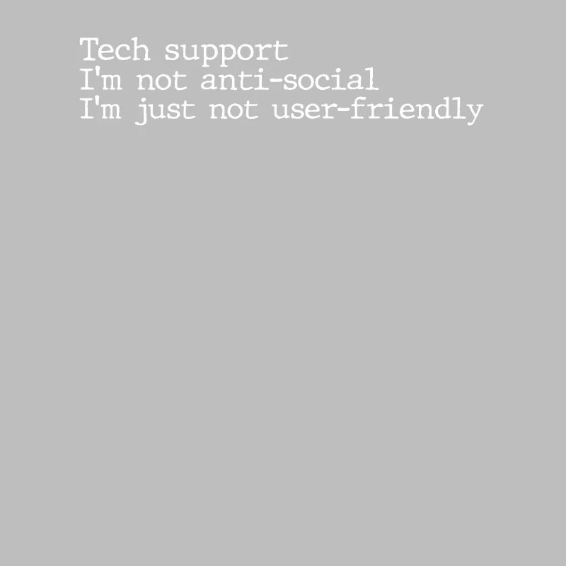 Citation drôle de support technique