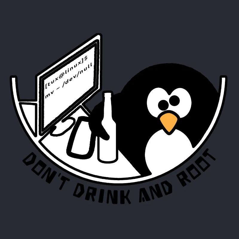 Linux Tux /dev/null