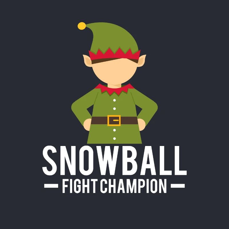 Onze Lutins de Noël bataille de boules de neige