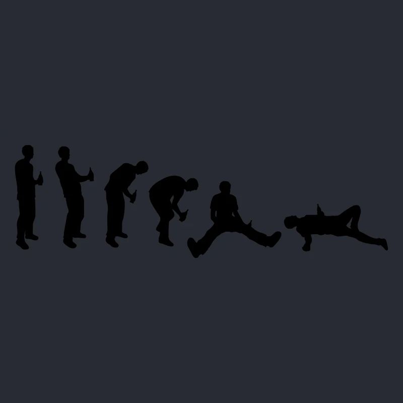 Drunk evolution
