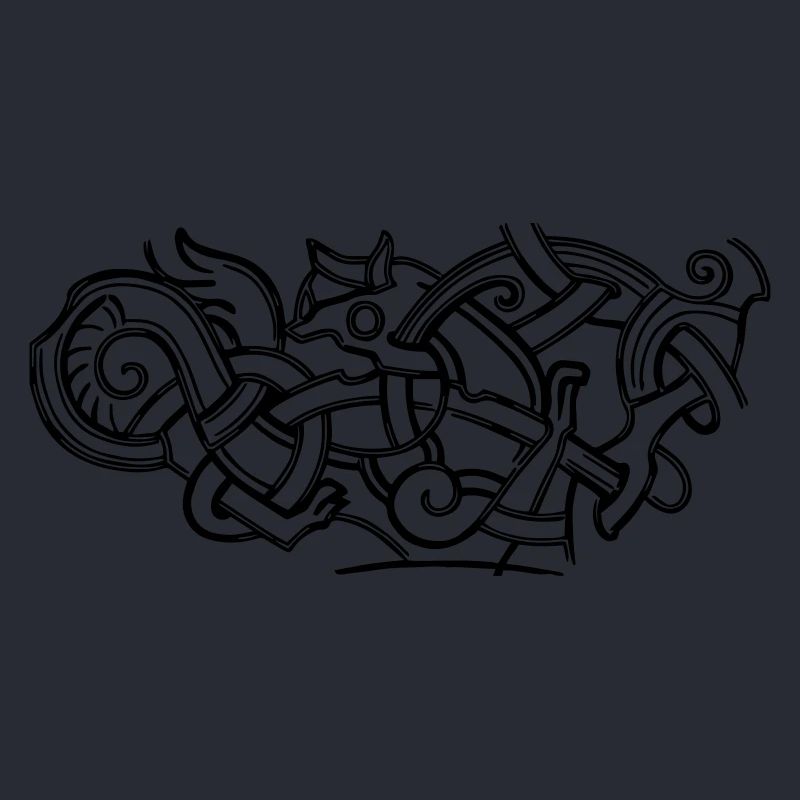conception d'impression de dessin de symbole celtique antique