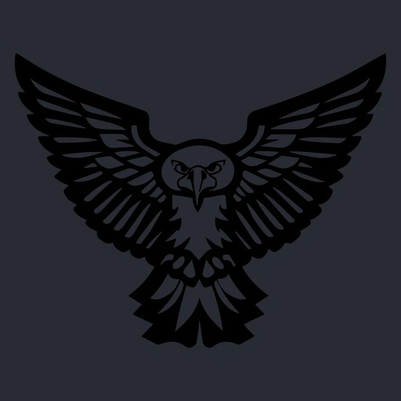 Vogeltyphibou oder fliegender Adler vorne